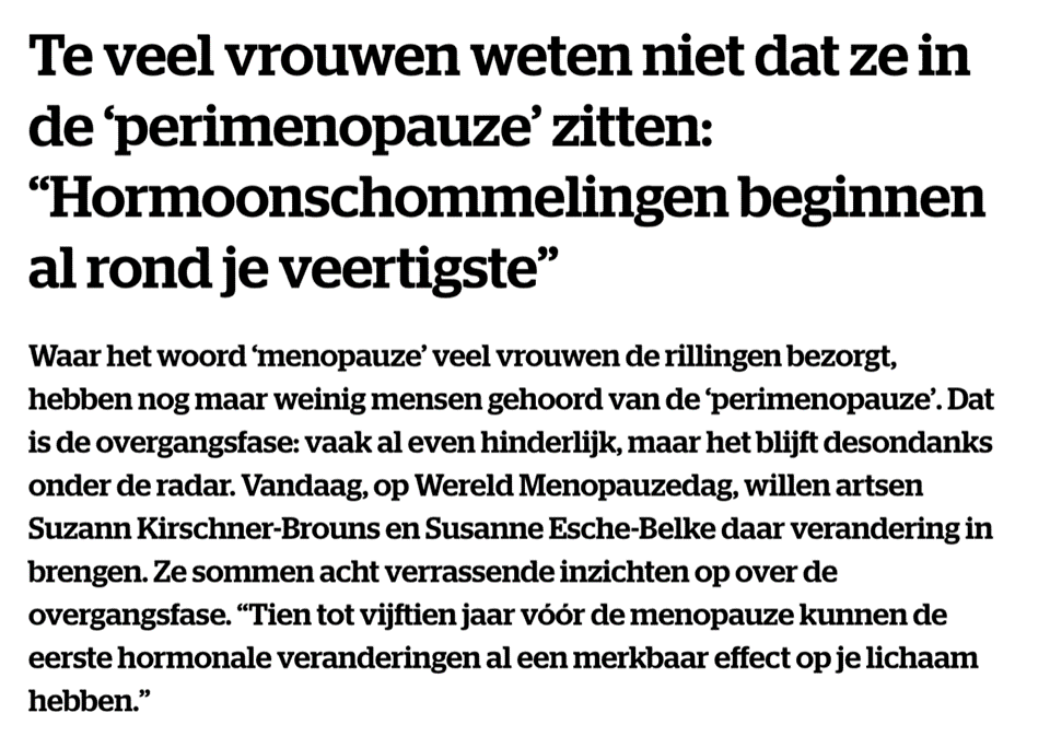 menopauzedag